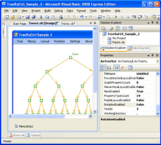 TreeVuCtrl in VB 2008 Express Screenshot